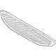 Ford HS7Z-8200-VA Upper Grille, Black, Front