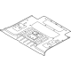 Ford MB3Z-6111218-A Floor Pan