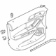 Ford FB5Z-7823943-GA Door Trim Panel, Front Inner Driver Side