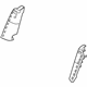 Ford AE5Z-5466892-CA Bolster, Rear Passenger Side