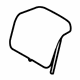 Ford AE5Z-54611A08-DG Headrest, Blue/Charcoal, Rear Center Inner