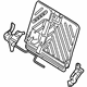 Ford BE5Z-54613A38-A Seat Back Frame, Rear Passenger Side