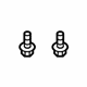 Ford -W712154-S439 Drive Shaft Bolt, Front