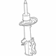 Ford LX6Z-18124-CK Strut, Passenger Side