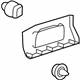 Ford KK3Z-99425B28-AB Lower Molding, Rear Driver Side