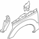 Ford BC3Z-16005-B Fender, Front Passenger Side
