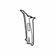 Ford EK4Z-6124347-BB Window Molding, Upper Inner Driver Side