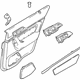 Ford EA5Z-5427406-AA Door Trim Panel, Black, Passenger Side