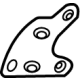 Ford NZ6Z-6060514-A Seat Back Frame Mount Bracket, Rear Passenger Side