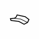 Ford EK4Z-61502E29-F Roof Bow Extension, Front Passenger Side
