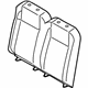 Ford HK4Z-6366601-KC Seat Back Cover, Charcoal, Rear Driver Side