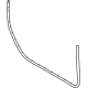 Ford M2DZ-9820530-B Door Weatherstrip, Front Passenger Side