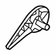 Ford DB5Z-7861199-AC Adjust Handle, Driver Side