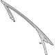Ford LJ7Z-7821596-B Run Channel, Passenger Side
