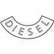 Ford 85AZ-9A095-A Fuel Label