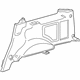 Ford 2L7Z-7831013-EEA Quarter Trim Panel, Black, Driver Side