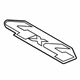 Ford 5C3Z-9925622-AAB Decal, Shadow Gray, Rear