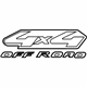 Ford 8C3Z-9925622-CB Decal, Pueblo Gold/Red, Rear