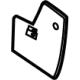 Ford M1PZ-5811398-A Deflector, Rear Passenger Side