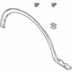 Ford LJ6Z-16038-AB Wheel Opening Molding, Black, Front Passenger Side
