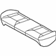 Ford D2BZ-5463804-JC Cushion Cover, Charcoal, Rear