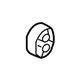 Ford 4R3Z-5A262-AA Muffler Insulator, Rubber