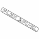 Ford DB5Z-9942528-E Nameplate, Rear