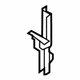 Ford 2T1Z-6141038-A Rear Pillar Lower Reinforcement, Passenger Side