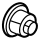 Ford KK2Z-00811-A Axle Nut, Rear