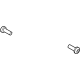 Ford -W504775-S451 Seat Belt Assembly Screw, Front