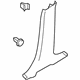 Ford CV6Z-5424346-BB Lower Center Pillar Trim, Black, Passenger Side