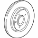 Ford 2U2Z-1V125-EB Rotor, Rear