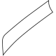 Ford PR3Z-9920000-KA Hood Stripe, Passenger Side