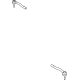 Ford MB3Z-3A130-A Outer Tie Rod, Front Passenger Side