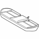 Ford DM5Z-5463840-B Seat Cushion Pad, Rear