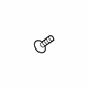 Ford -W720986-S450B Upper Molding Rivet