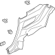 Ford PR3Z-6331012-AA Quarter Trim Panel, Passenger Side