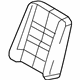 Ford DE9Z-7464416-AA Seat Back Cover, Passenger Side
