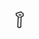 Ford 7L1Z-78610A16-CB Headrest Guide, Camel, Front Driver Side