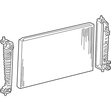 Mercury H2MZ-8005-N Radiator Assembly