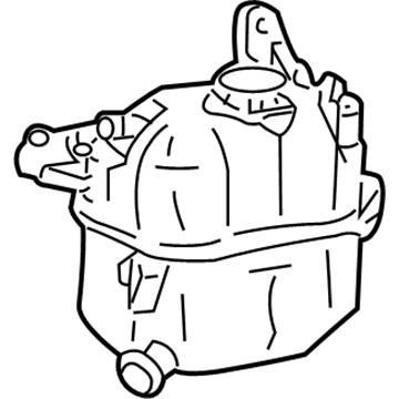 Ford Freestar Coolant Reservoir - 2F2Z-8A080-AA
