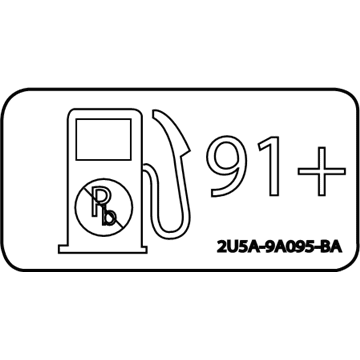 Ford AU5Z-9A095-D Decal
