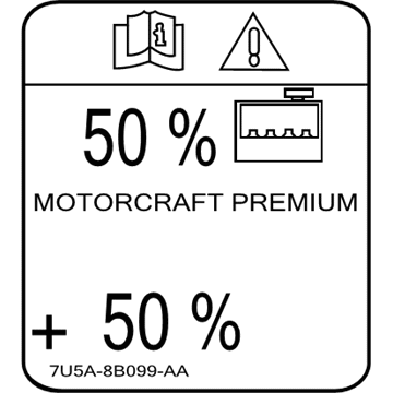 Ford 7U5Z-8B099-A Decal