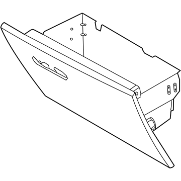 Lincoln LC5Z-7806024-AA Door Assembly - Glove Compartment
