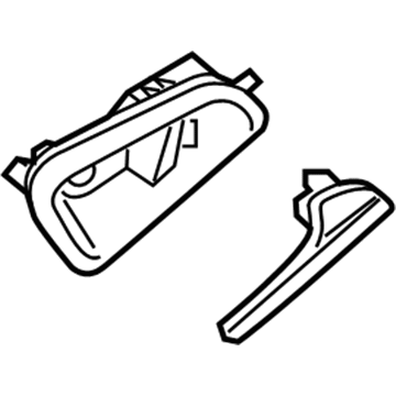 Ford Focus Interior Door Handle - F1EZ-5822600-CA