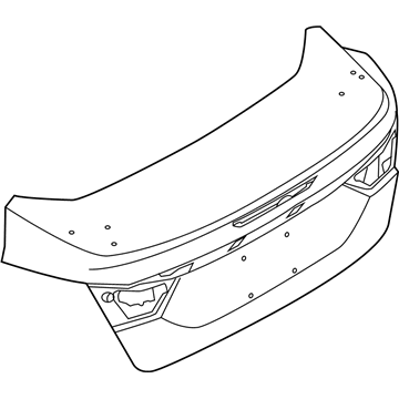 Ford CP9Z-5440110-AA Door Assembly - Luggage Compartment