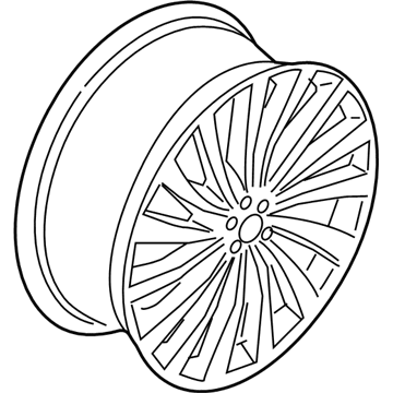 Lincoln HP5Z-1007-F Wheel Assembly