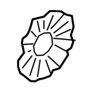 Ford HP5Z-1130-D Center Cap HP5Z-1130-D Ford Center Cap Illustration 1 of 1