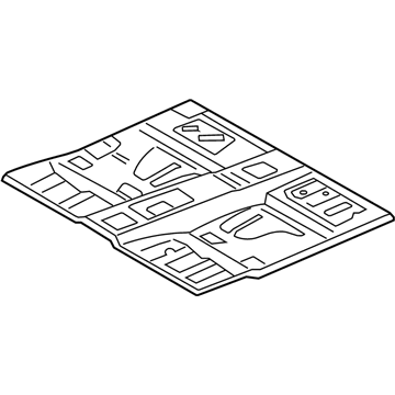 Mercury 5L8Z-7811135-AA Pan Assembly - Floor Front