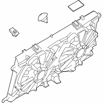 Ford ML3Z-8C607-H Fan Module
